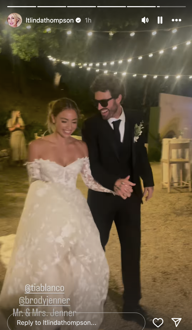Brody Jenner and Wife Tia Entered Wedding Reception to 'The Hills' Theme