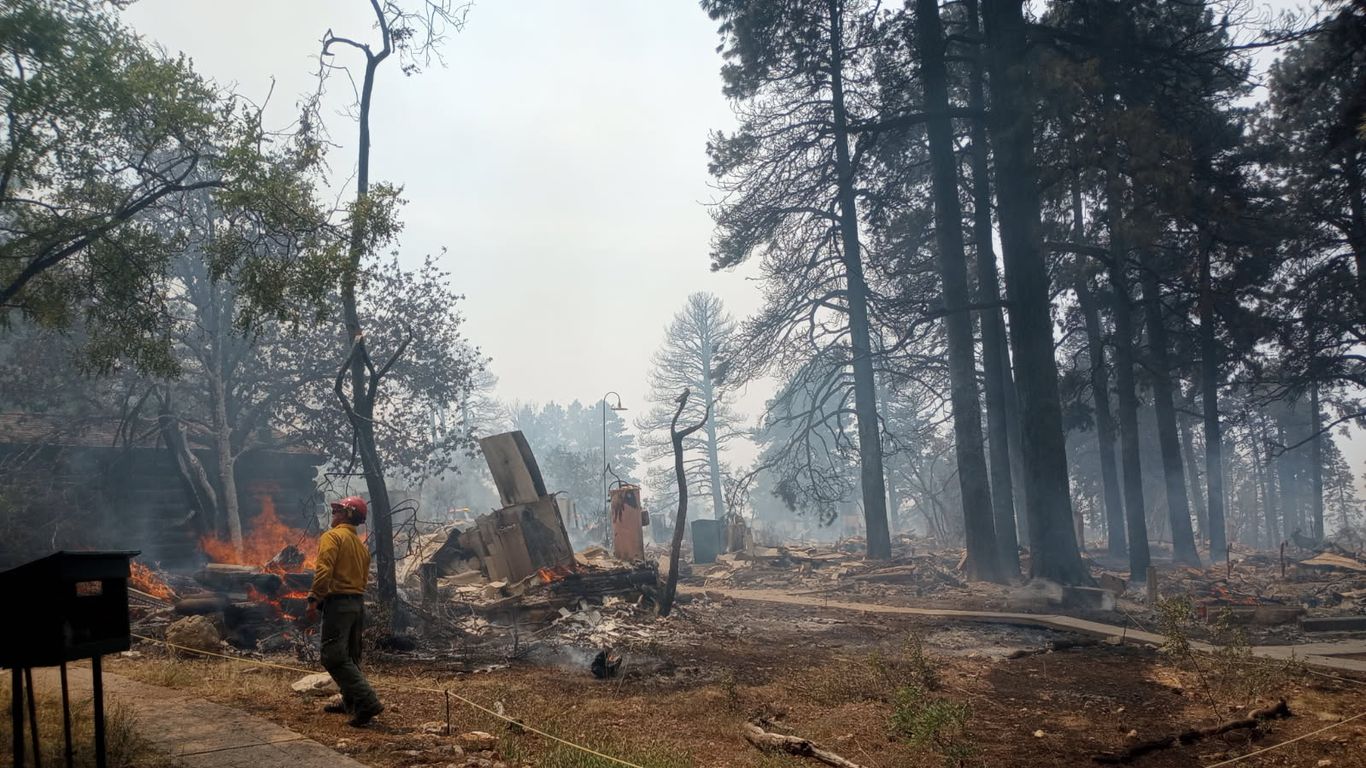 Historic Grand Canyon lodge destroyed as wildfires force evacuations in northern Arizona