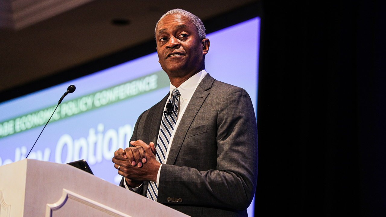 Atlanta Fed chief Bostic downplays Trump-Powell tension while expressing caution about rate cuts